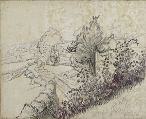 Vue de Leintwardine, 1932 - Lucien Pissarro